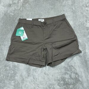 Boston Traders Women's Size 12 Casual Shorts Brown d1299